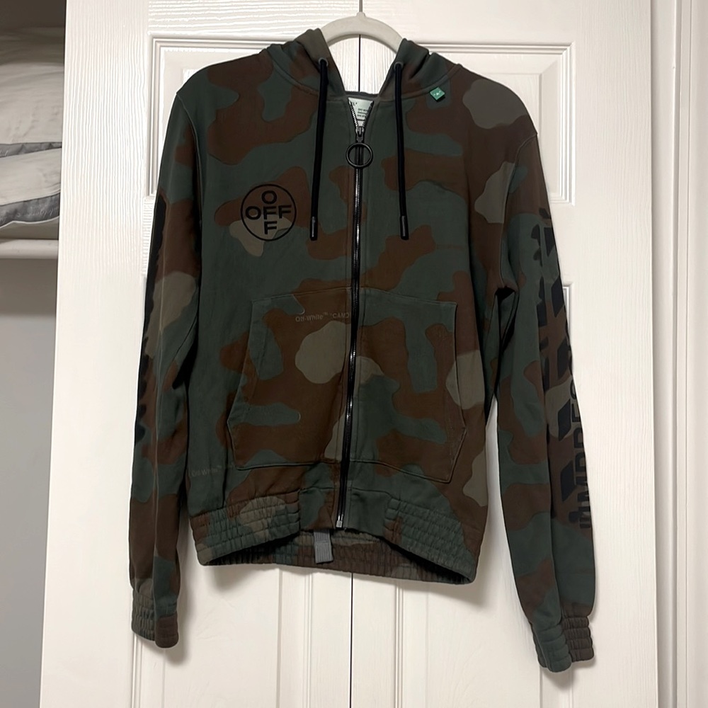 Off White Zip Up - image 2